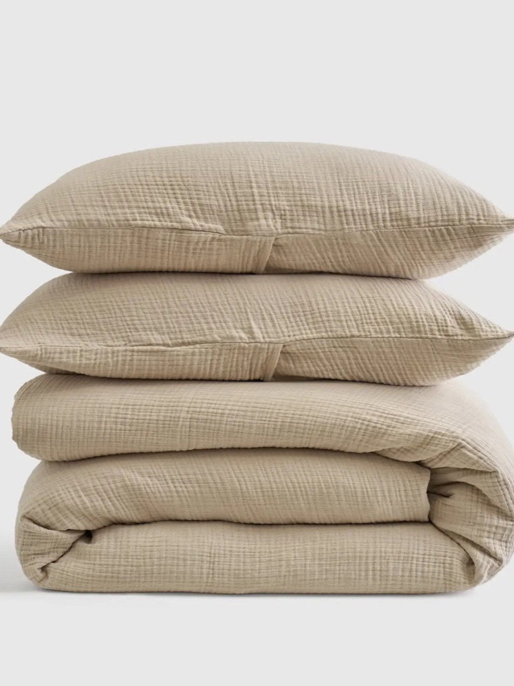 Organic Cotton Gauze Duvet Cover Set